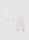 Baby girl's multicolour regular fit pure cotton pyjamas_0
