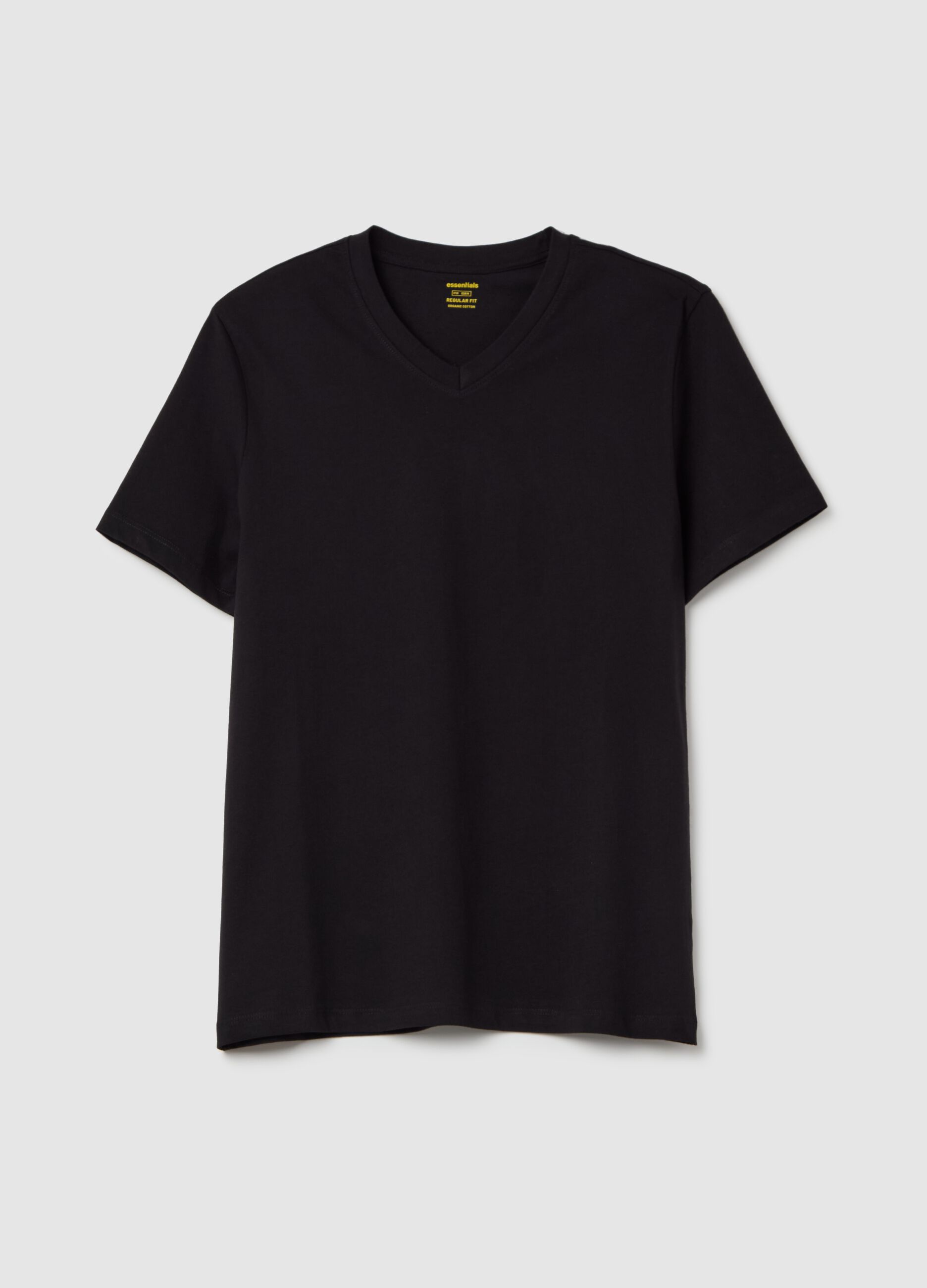 Cotton V-neck T-shirt