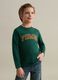 Long-sleeved T-shirt with logo embroidery_0
