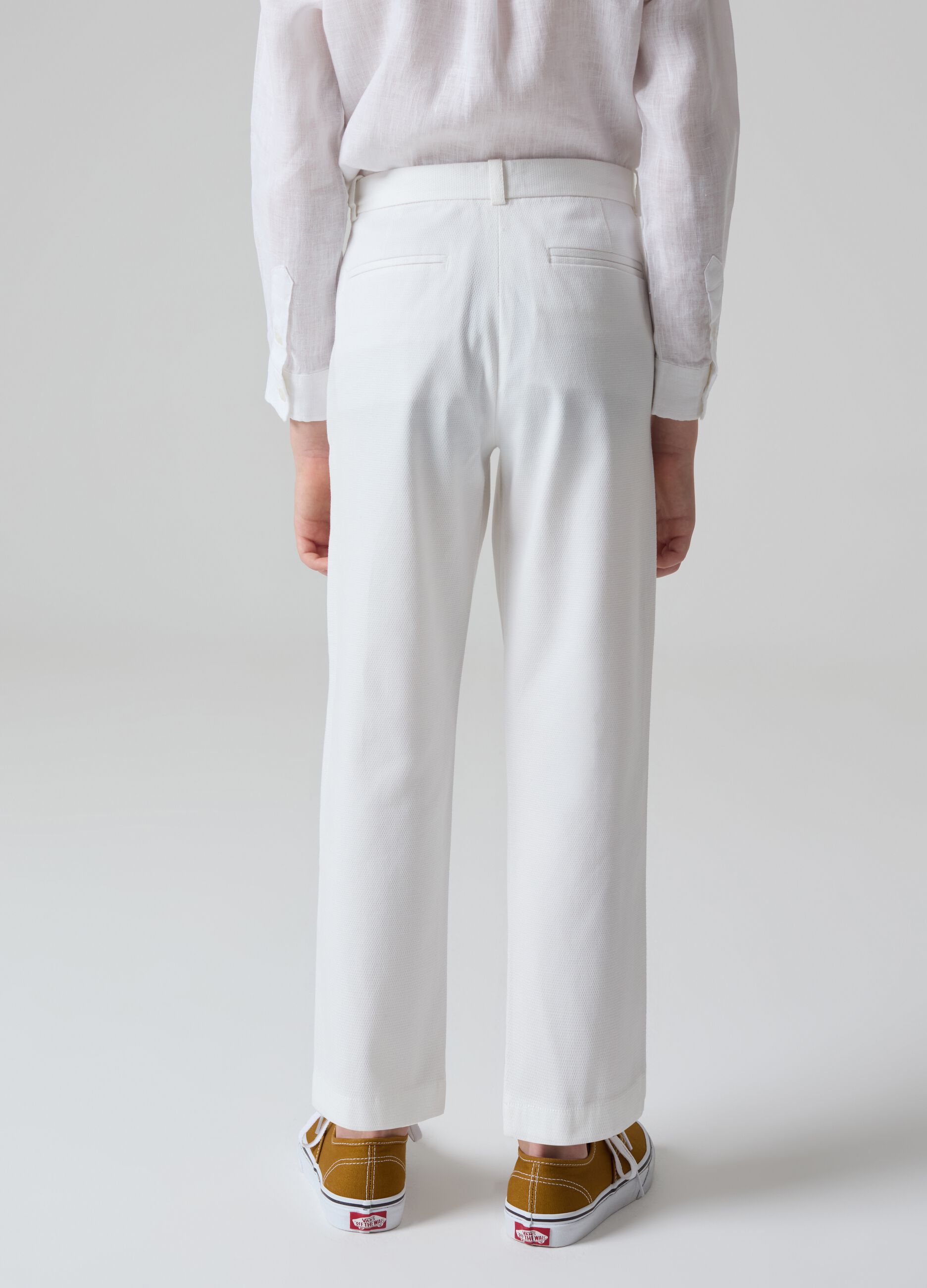 Pantaloni chino in cotone stretch