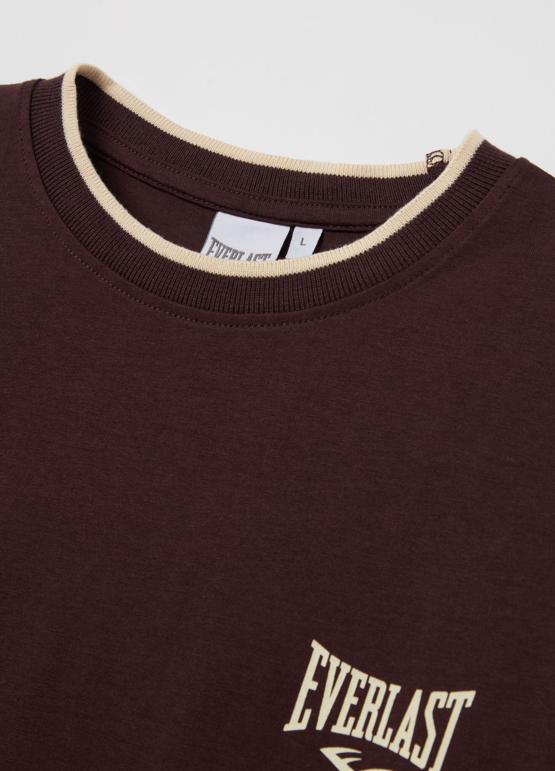 Cotton T-shirt with logo print