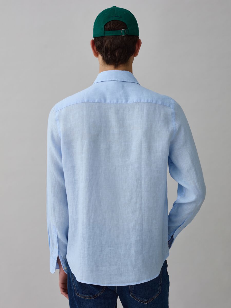 Regular-fit shirt in linen_2