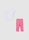Jogging set in cotone stretch stampa Minnie e Paperina_1