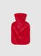 Red Christmas Hot Water Bottle with Cover_1