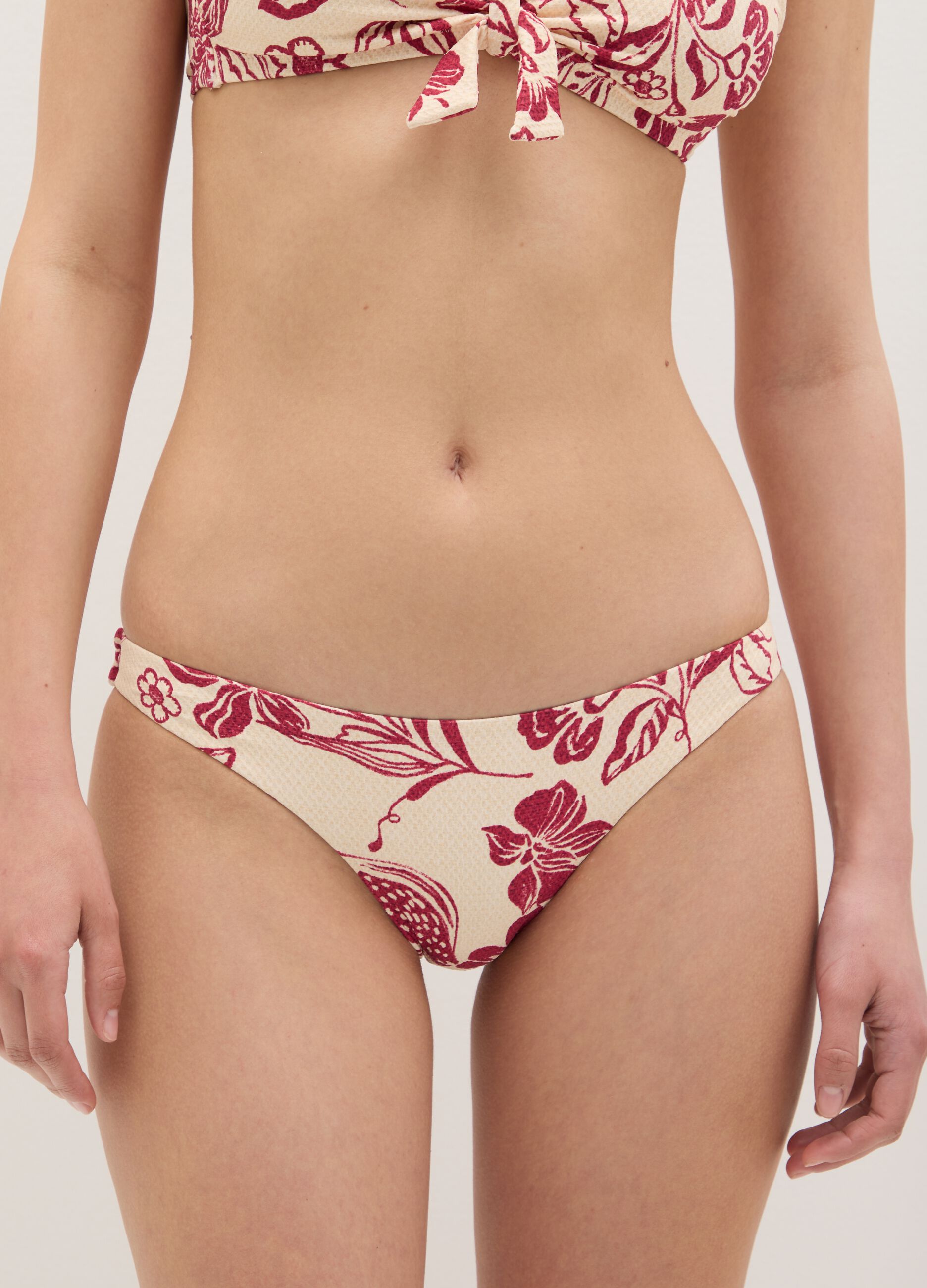 Floral bikini briefs