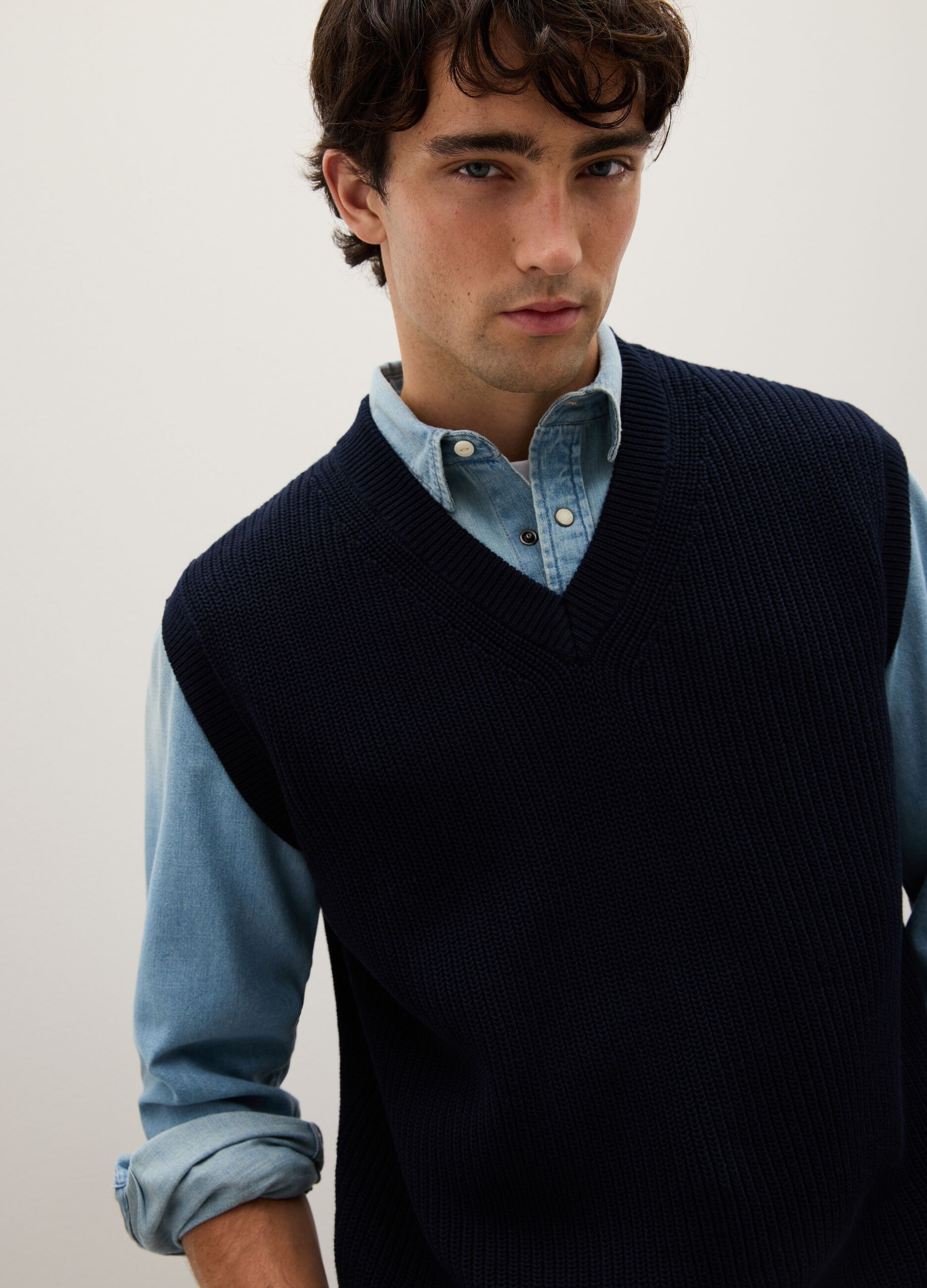 Cotton Blue Sweater
