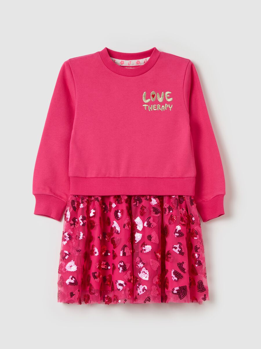 Suit with sequinned hearts and lurex embroidery_0