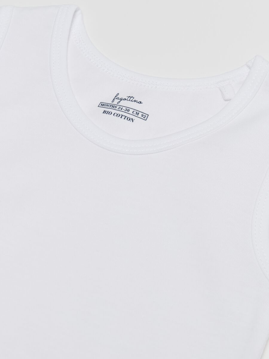 Three-pack racerback vests in organic cotton_2
