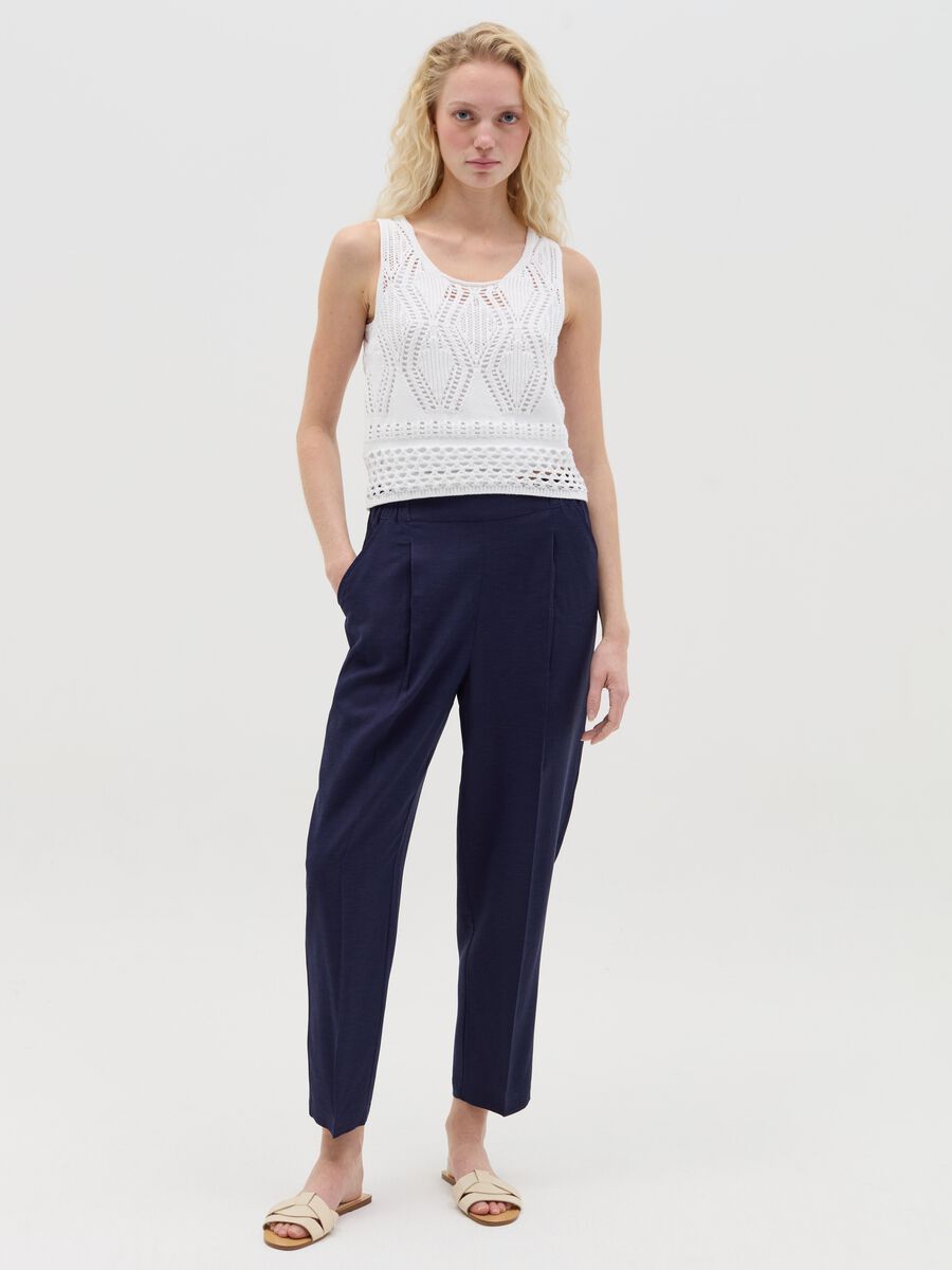White crochet tank top_1