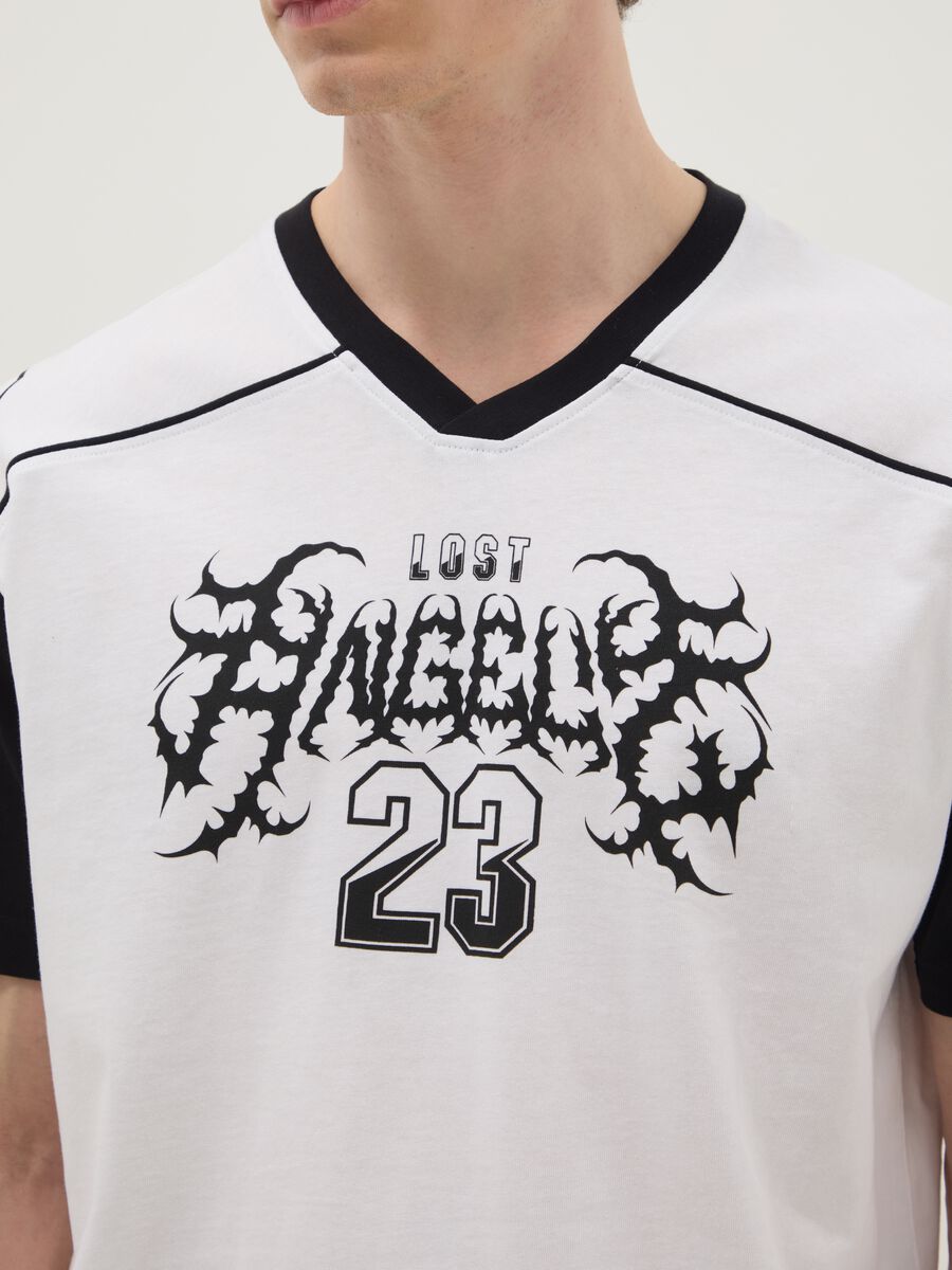 Multicolour pure cotton regular fit t-shirt with print_3