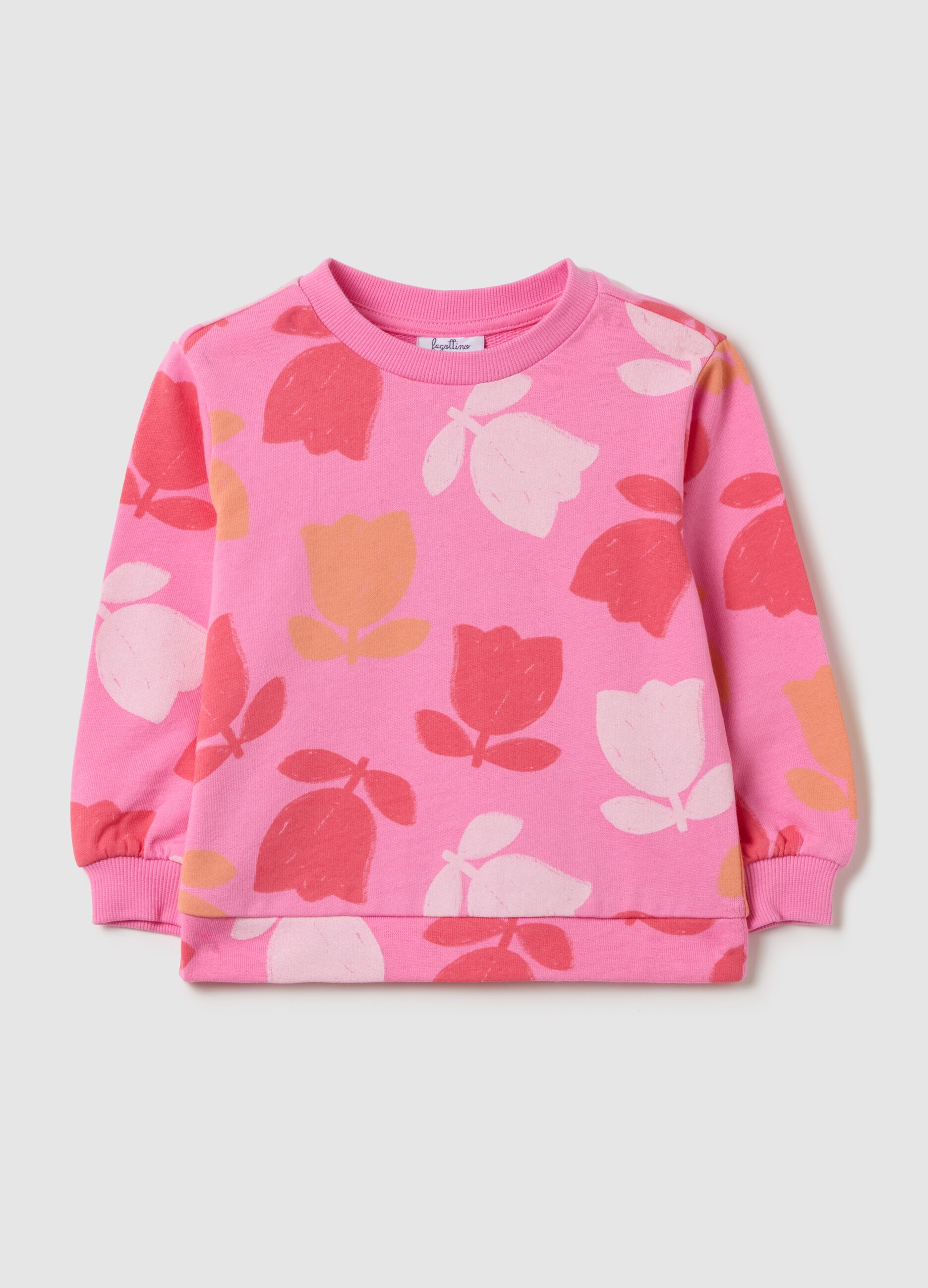 French terry sweatshirt with print