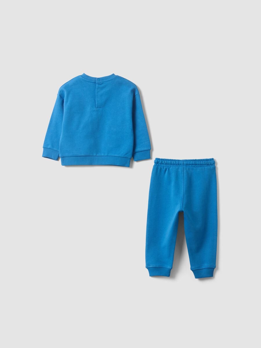 Completo jogging blu in puro cotone con stampe Toy Story per bimbo_1