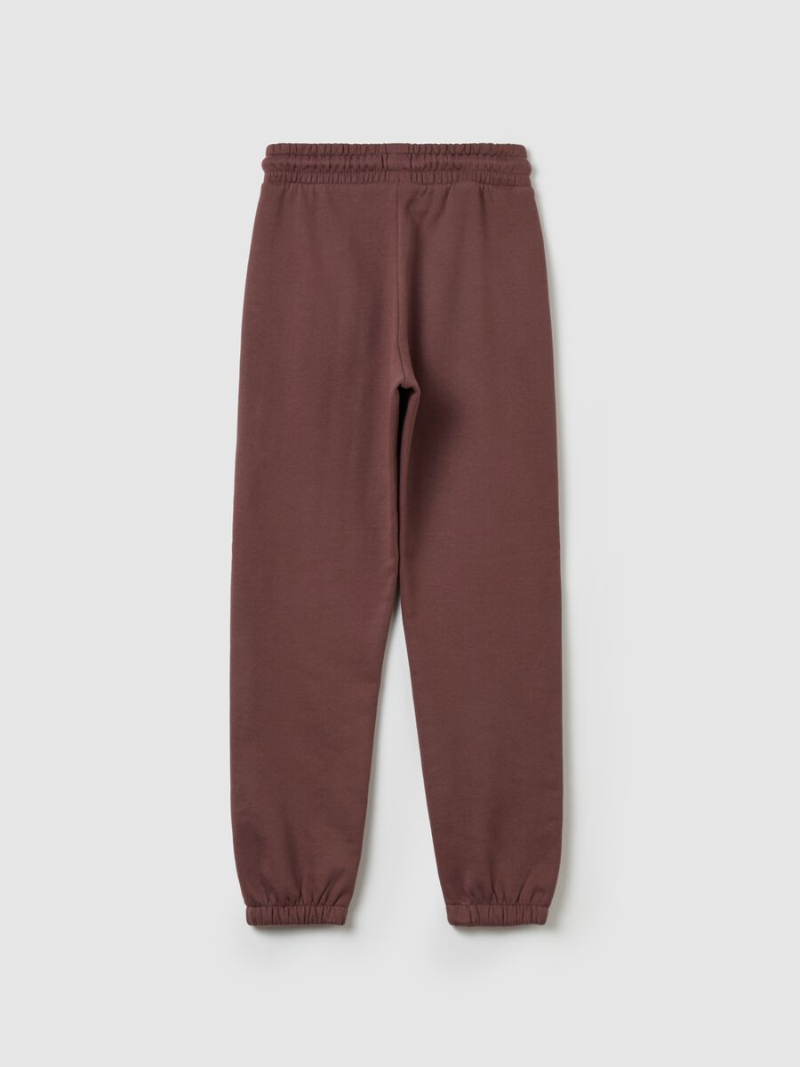 Essential joggers in fleece with drawstring_4