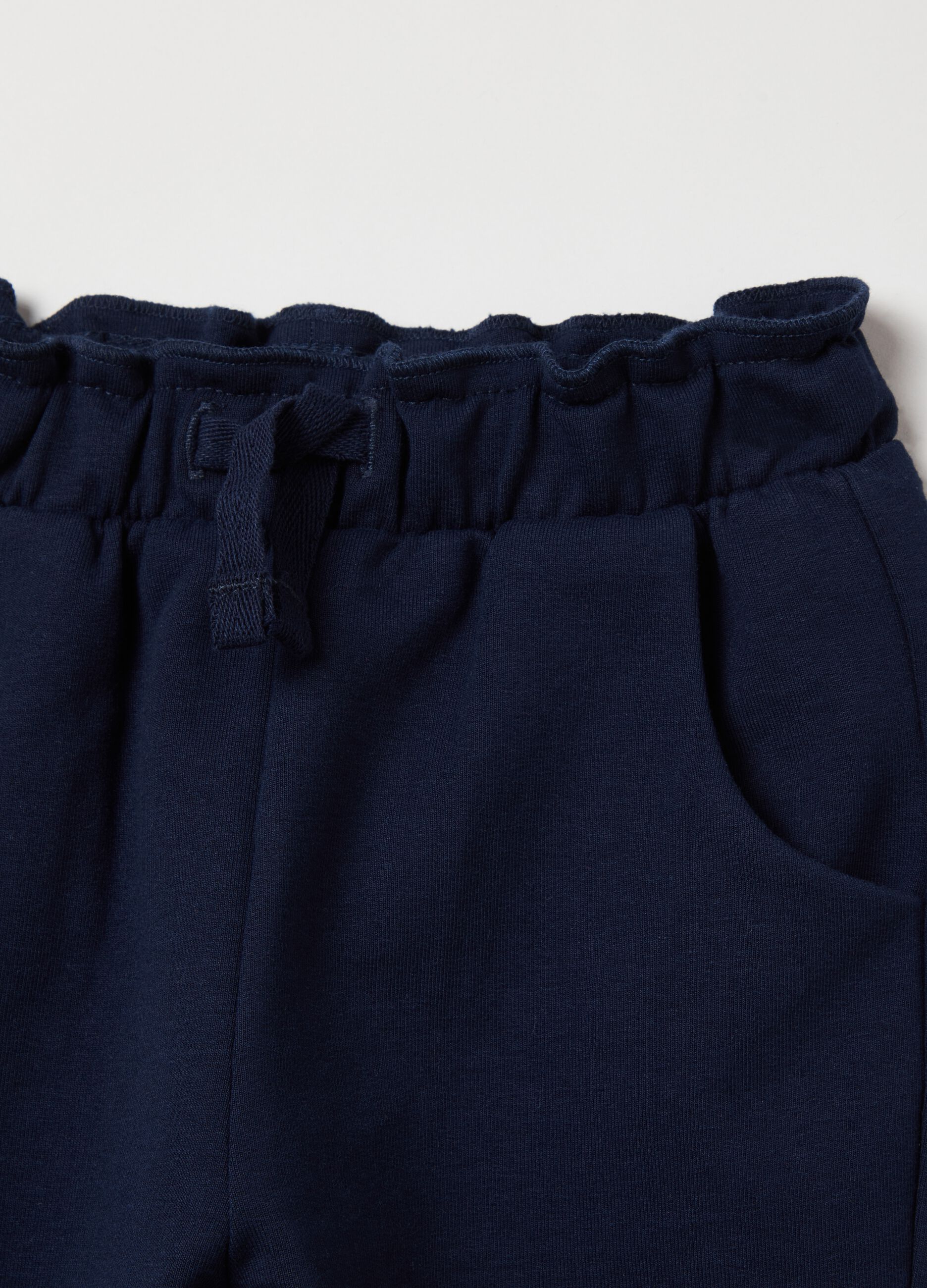 Joggers in French Terry con coulisse_2