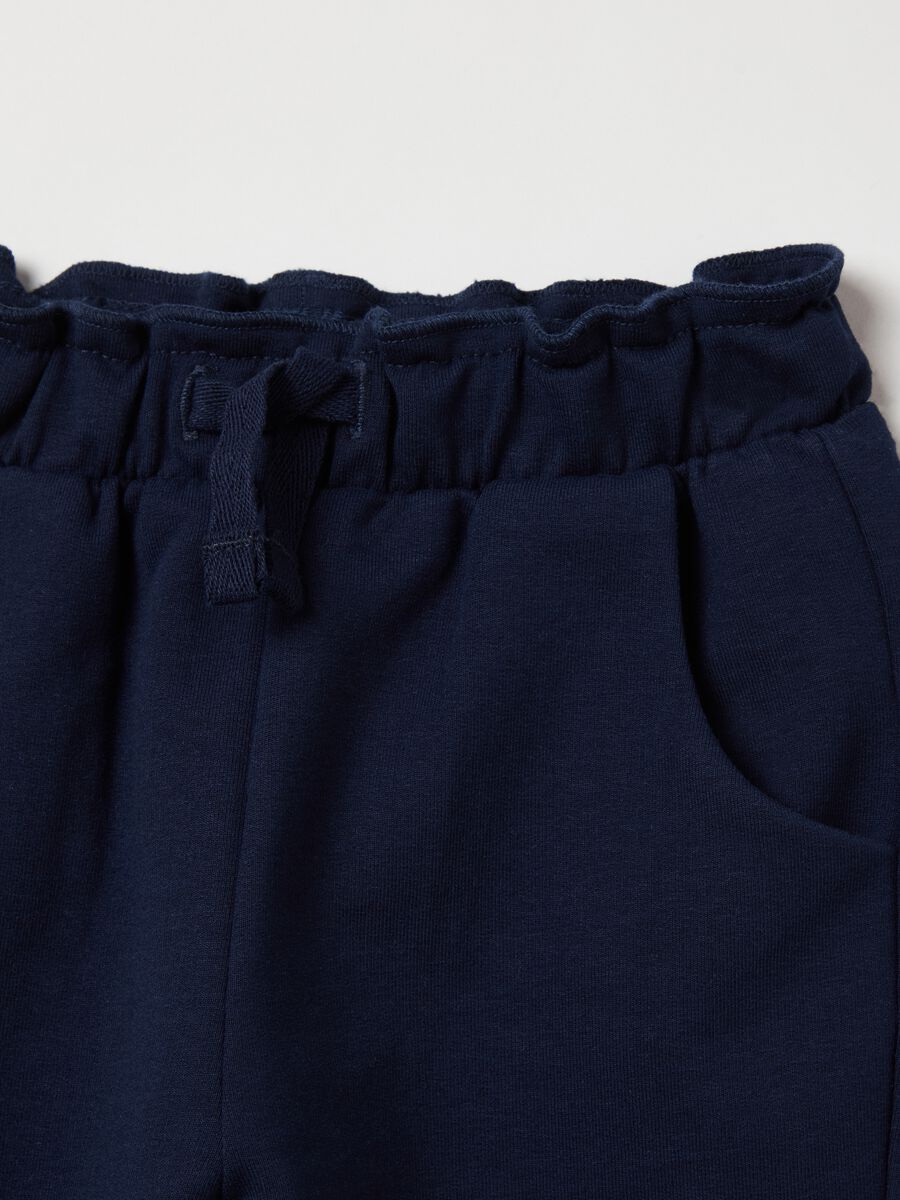 Joggers in French Terry con coulisse_2