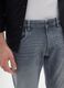 Men's comfort grey stretch cotton jeans_3