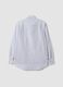 Camicia grigia in misto cotone a righe sottili easy iron regular fit_6