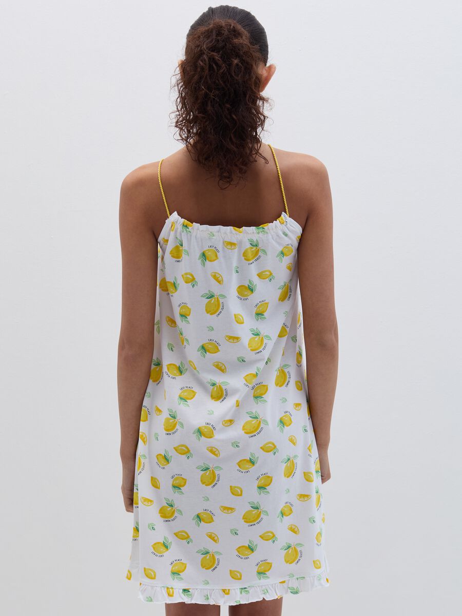 Nightdress with lemons print_2
