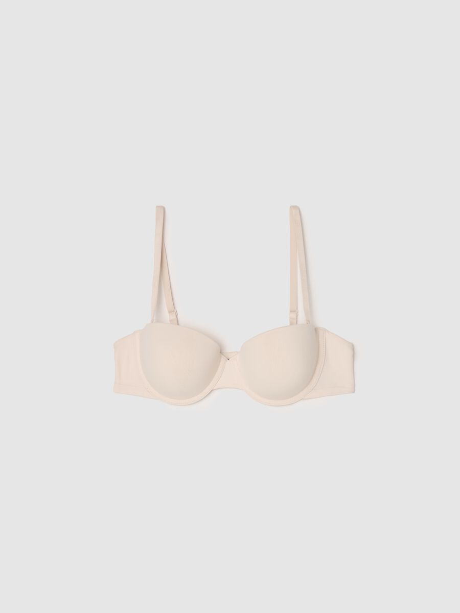 Bandeau bra with underwire_0