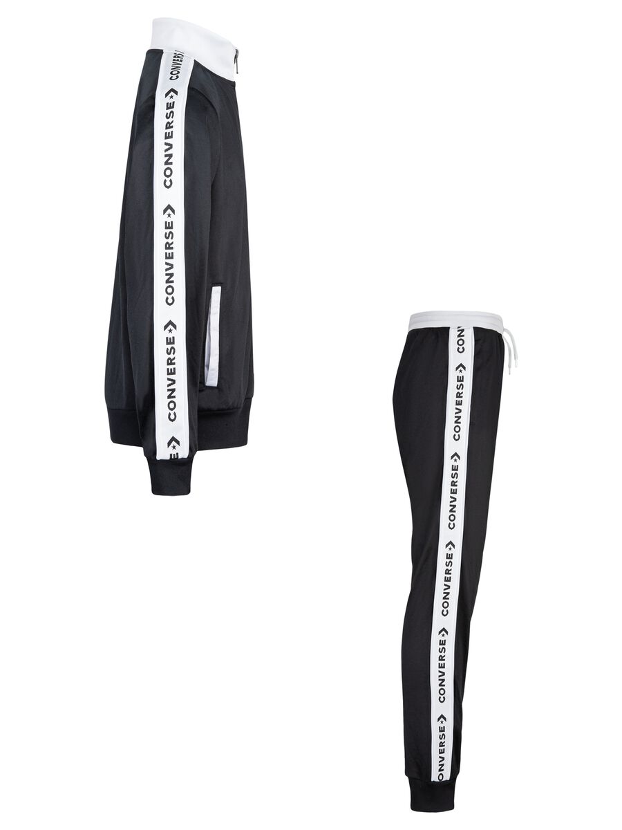 Jogging set con bande a contrasto e logo Chuck Patch_2