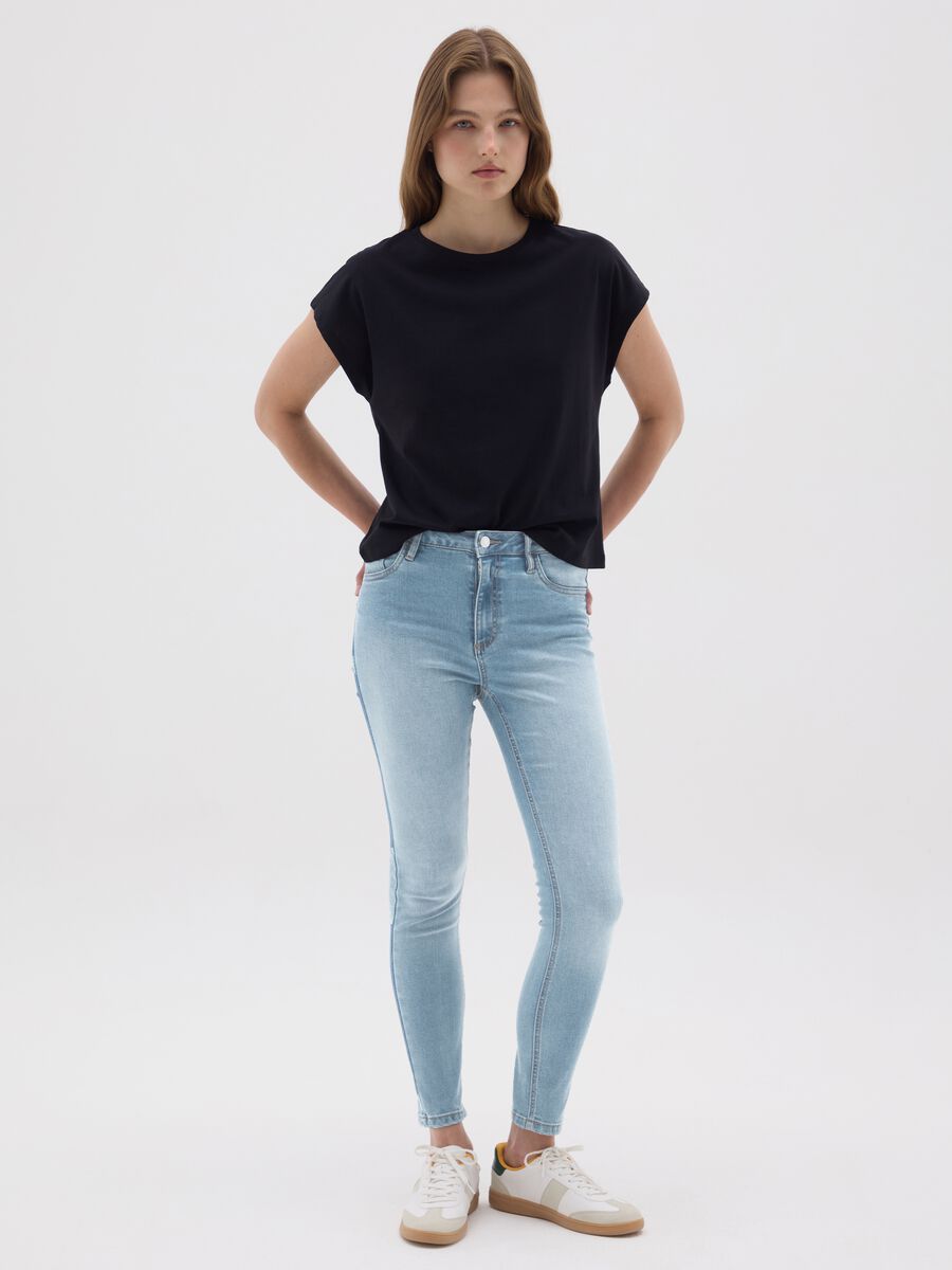 Skinny Fit Light Blue Denim Jeans_1