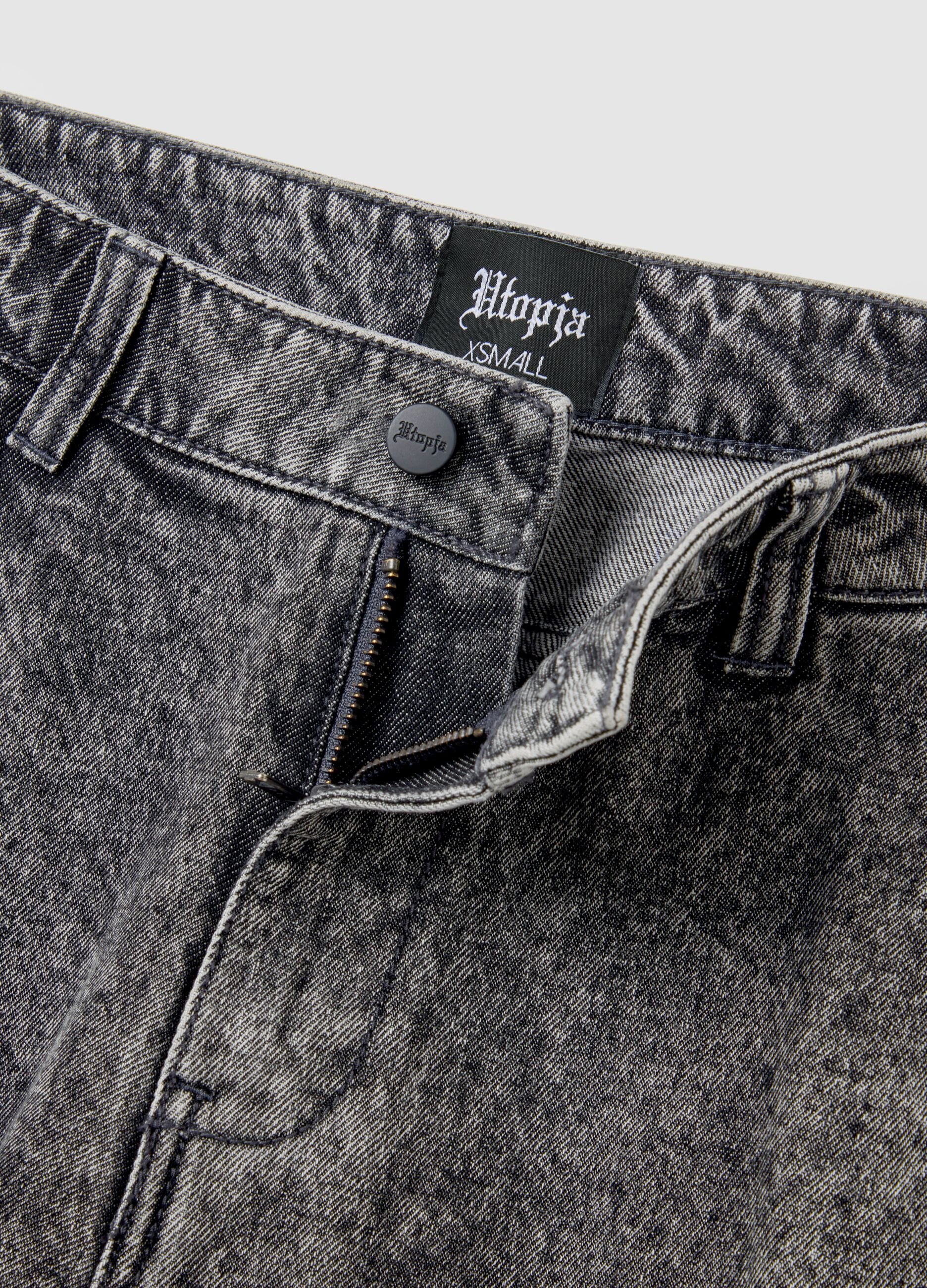 Vintage Grey Cargo Denim