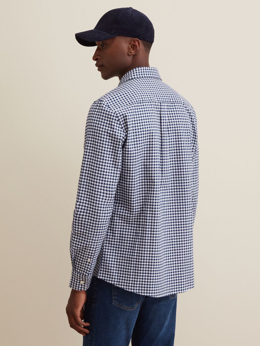 Camicia in cotone oxford fantasia vichy_2