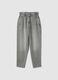 Grey Pure Cotton Baggy Trousers_4