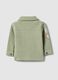 Organic Cotton Blend Green Baby Jacket Regular Fit with Patch_1