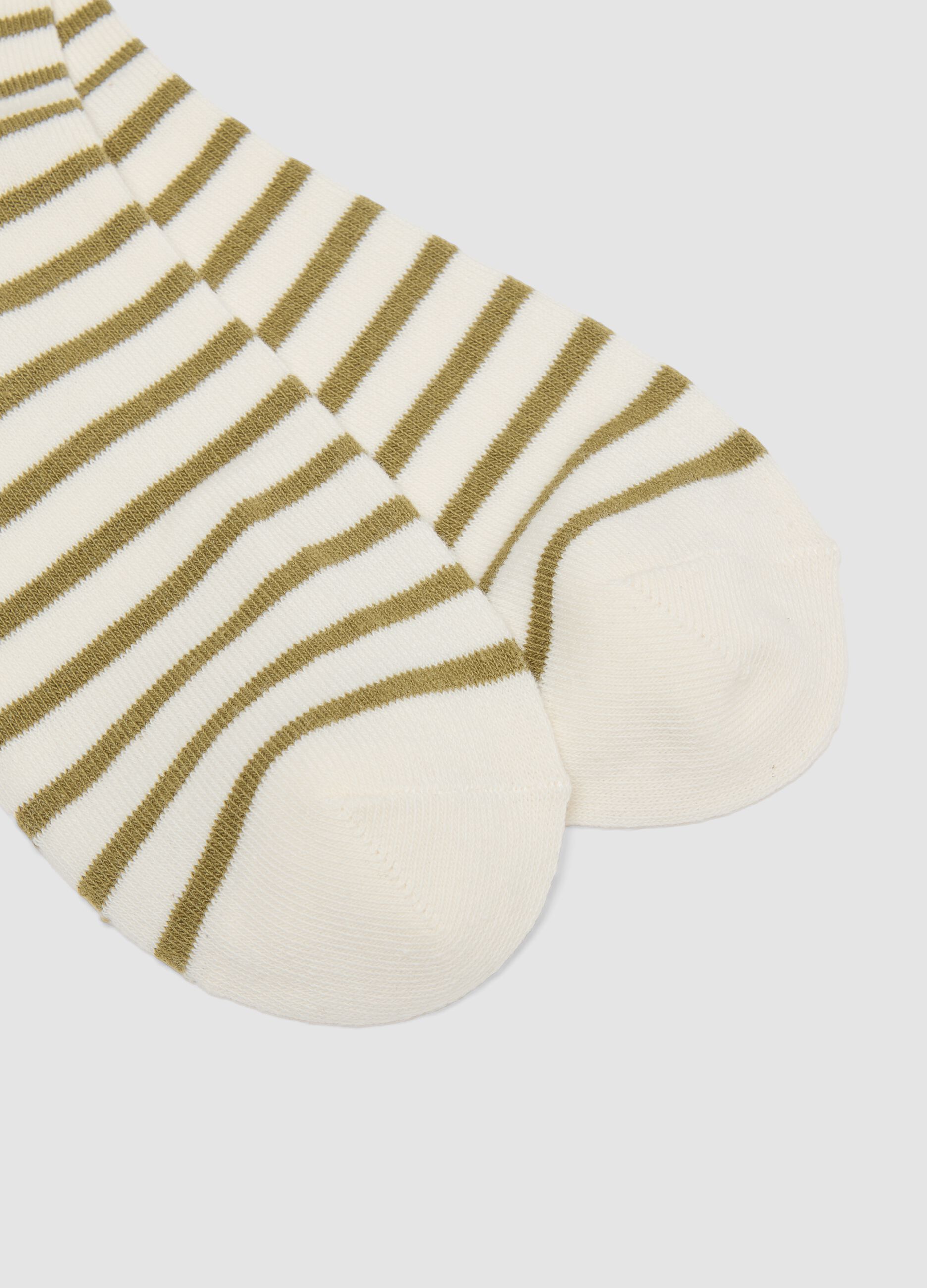 2-pack multicolour socks in organic cotton blend