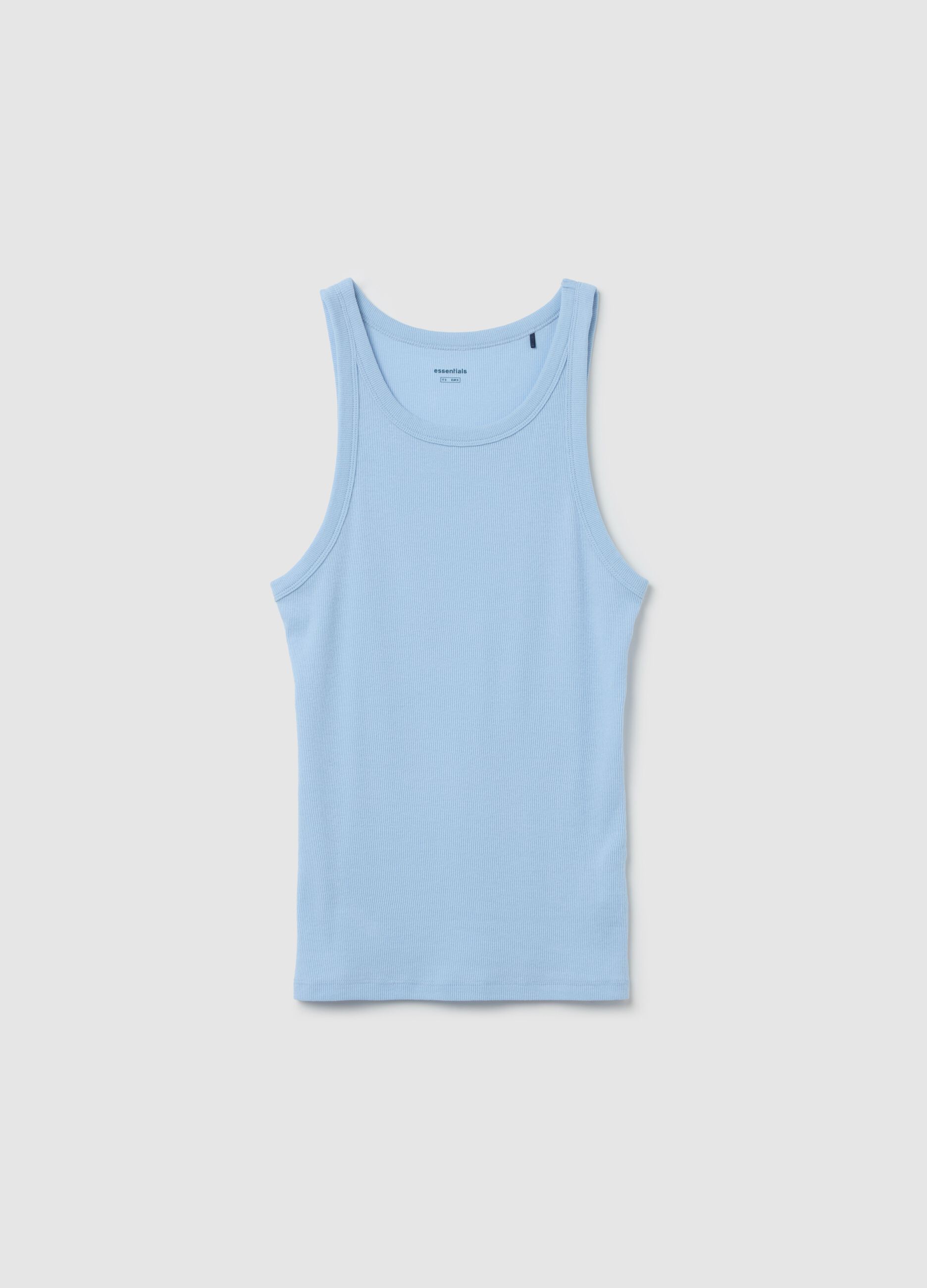 Ribbed tank top
