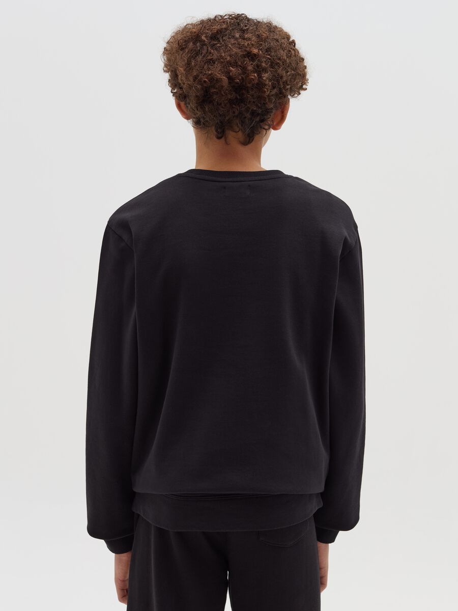 Sweatshirt with mountains print_2