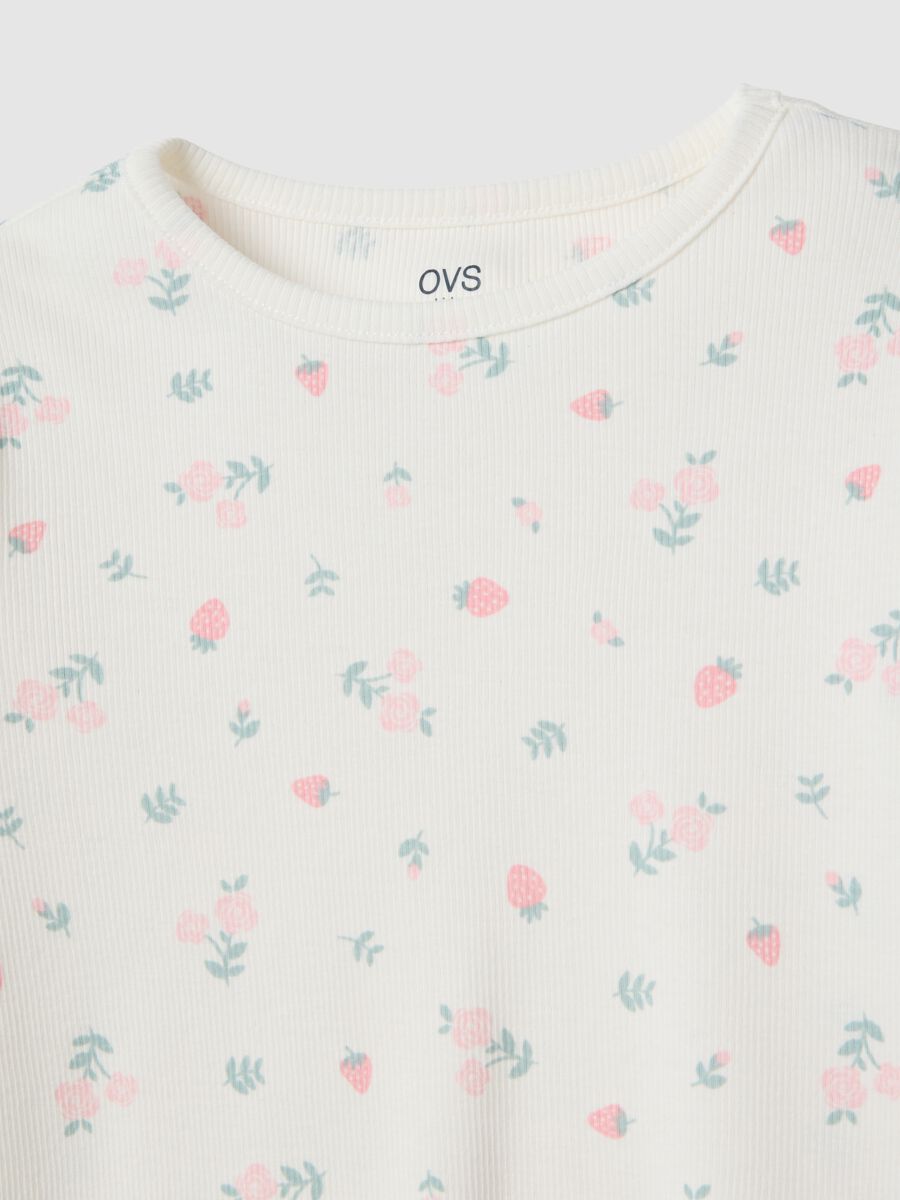 Regular fit multicolour pure cotton pyjamas for girls_2