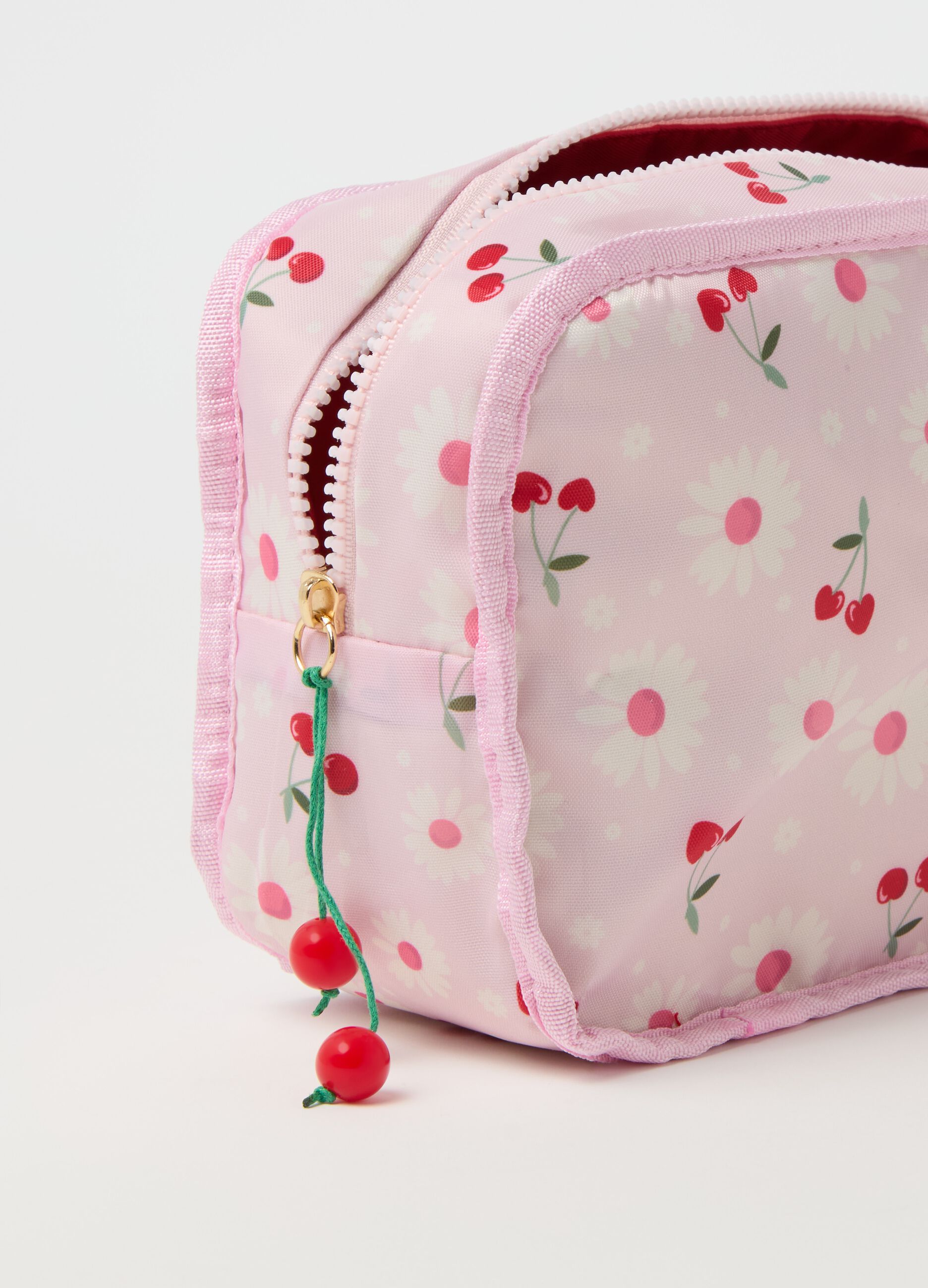 Reversible beauty case with print