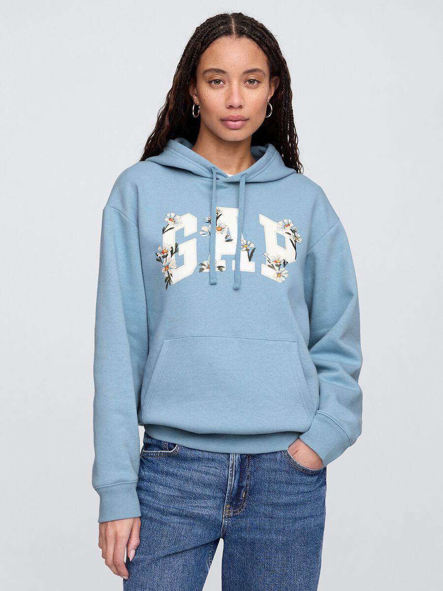 Blue Hooded Sweatshirt_0