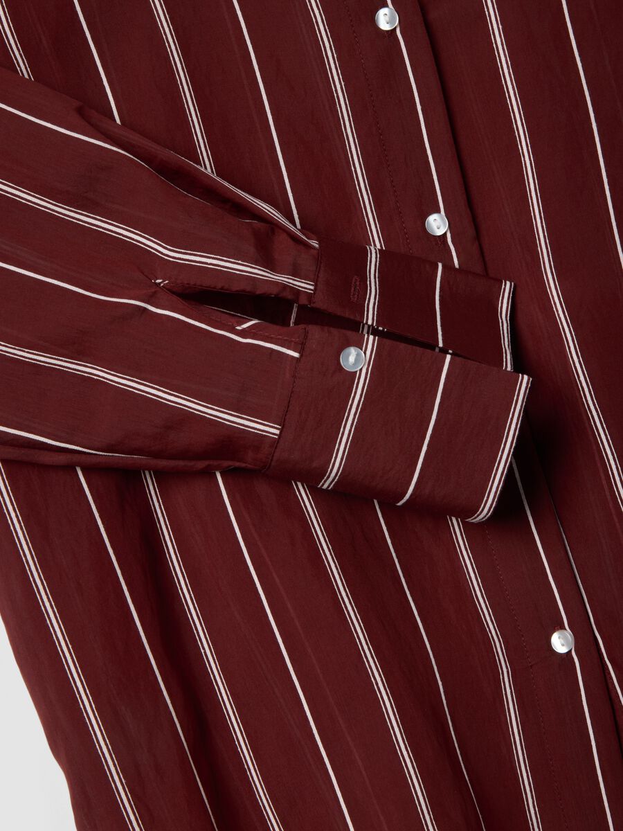 Camicia in misto lyocell a righe multicolor regular fit_1