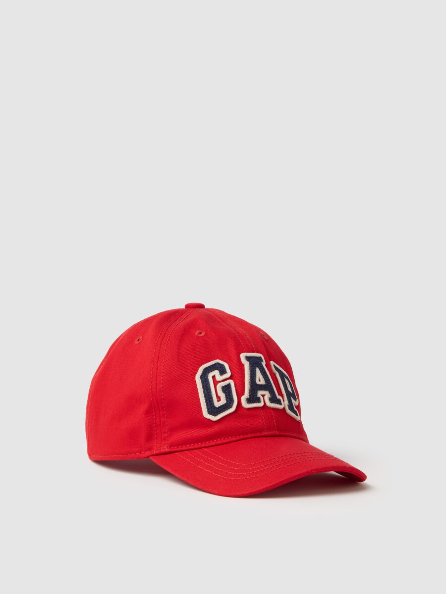 Baseball cap with logo patch_0