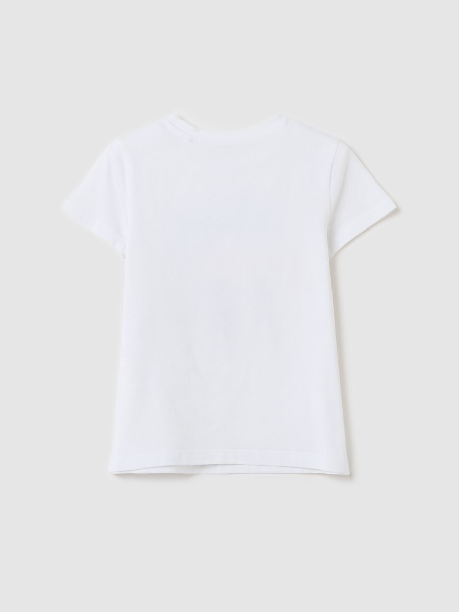 "St. Tropez" T-shirt with ice cream print and appliqués_1