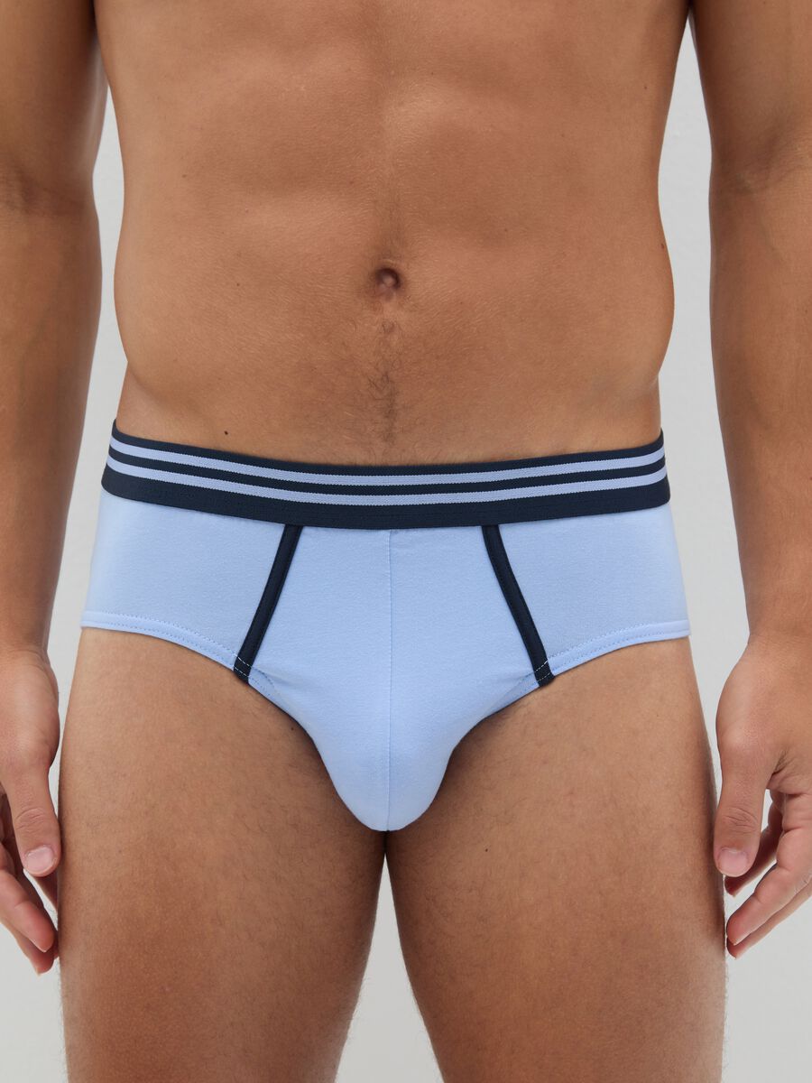Tripack slip in cotone elasticizzato multicolor regular fit_1