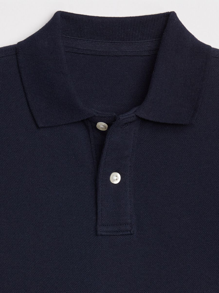 Solid colour piquet polo shirt_2