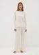 Black stretch-fabric crew-neck pyjamas_0