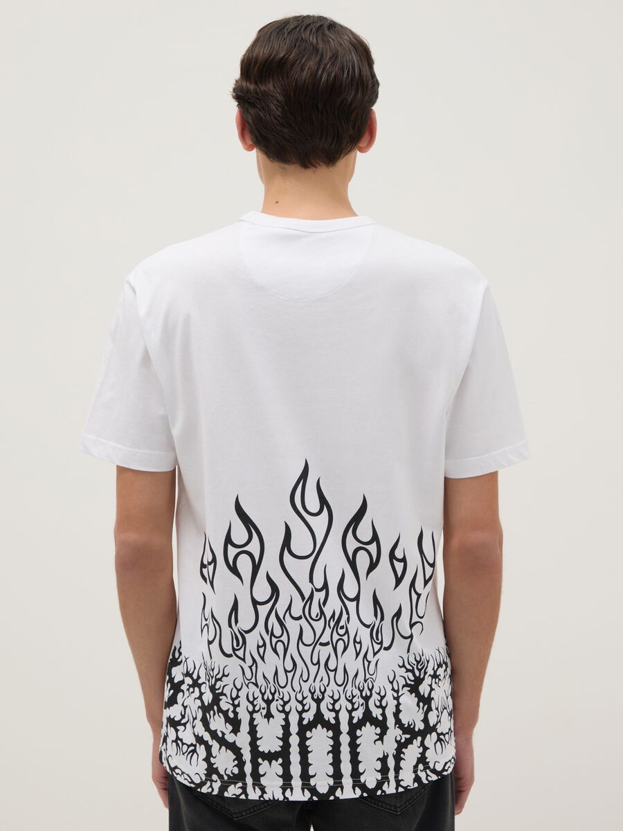 Multicolour pure cotton regular fit t-shirt with graphic_2