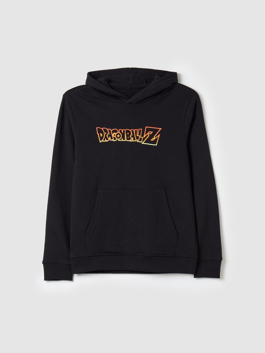 Sweatshirt with hood and Goku print_3