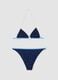 Blue triangle bikini for girls_1