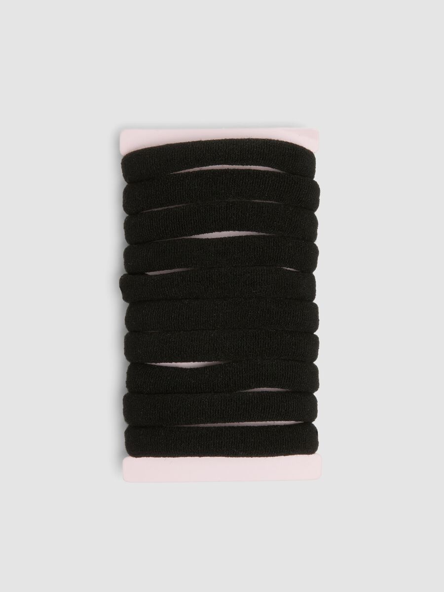 SINCERELY HAIR Seamless Hair Ties, 10 Pack, Black_1