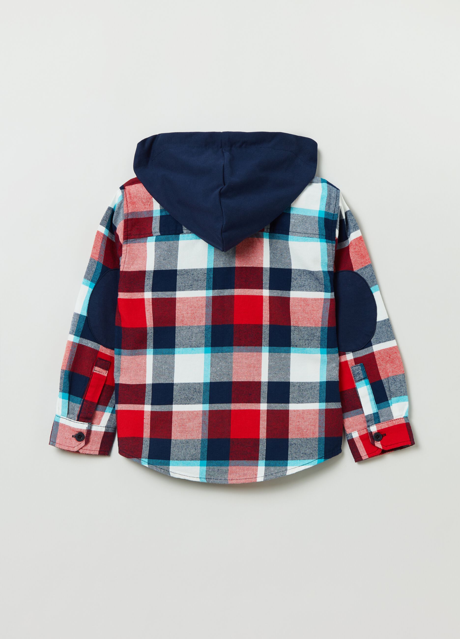 Shacket full-zip con cappuccio_1