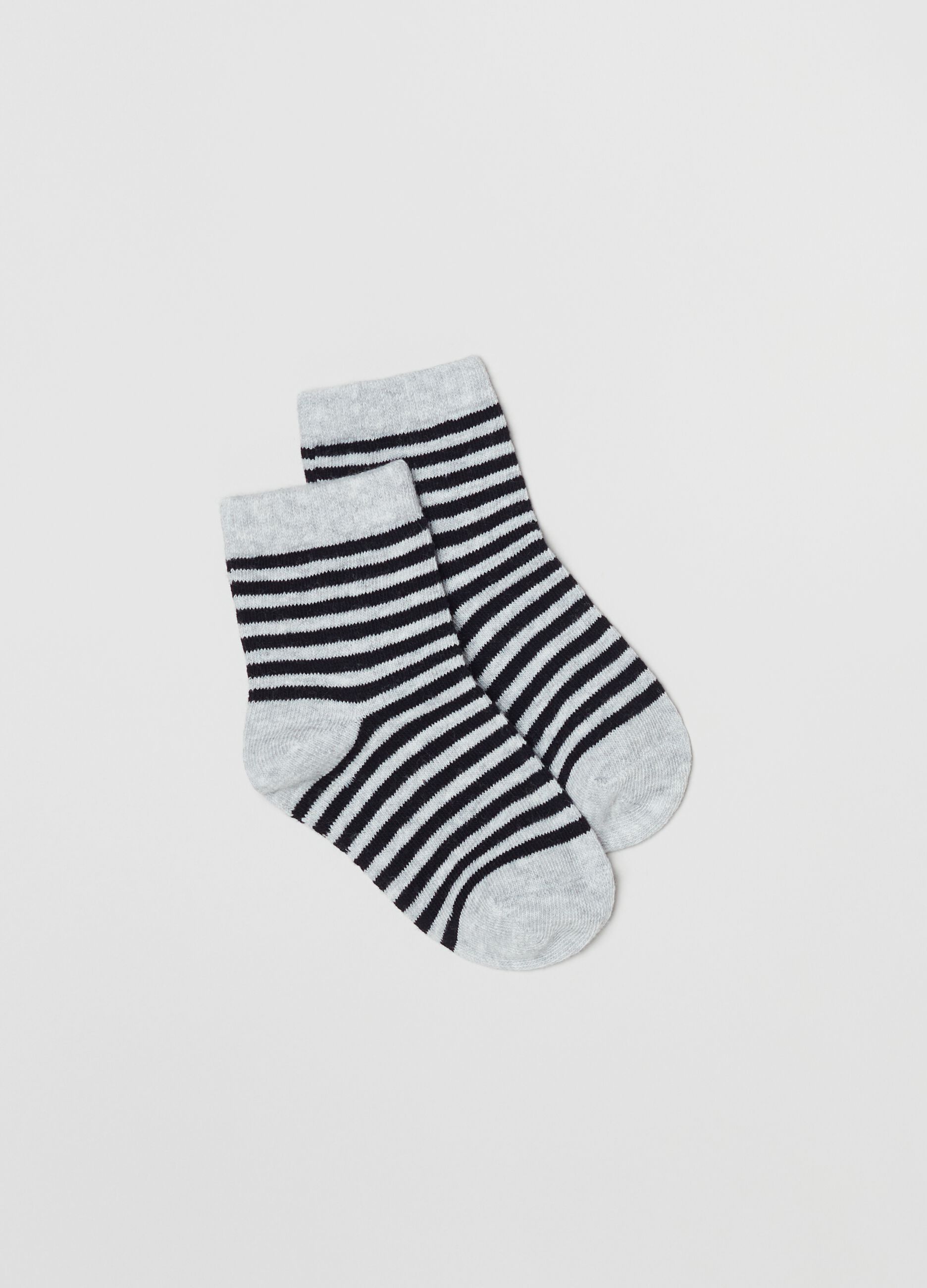 Tripack calze corte stretch con disegno_1