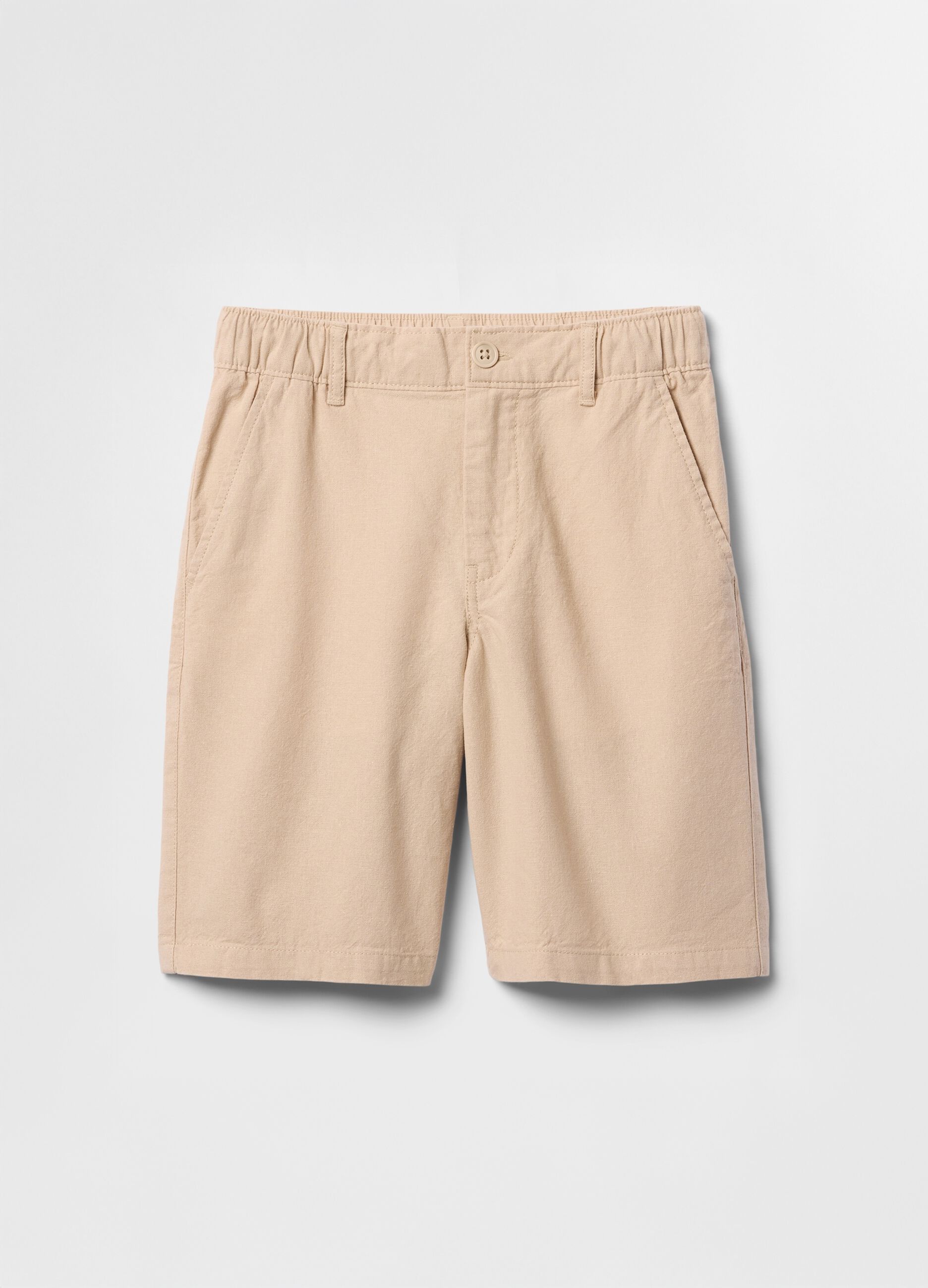 Bermuda beige in lino e cotone GAP Kids