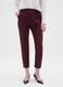Red Regular Fit Trousers_1