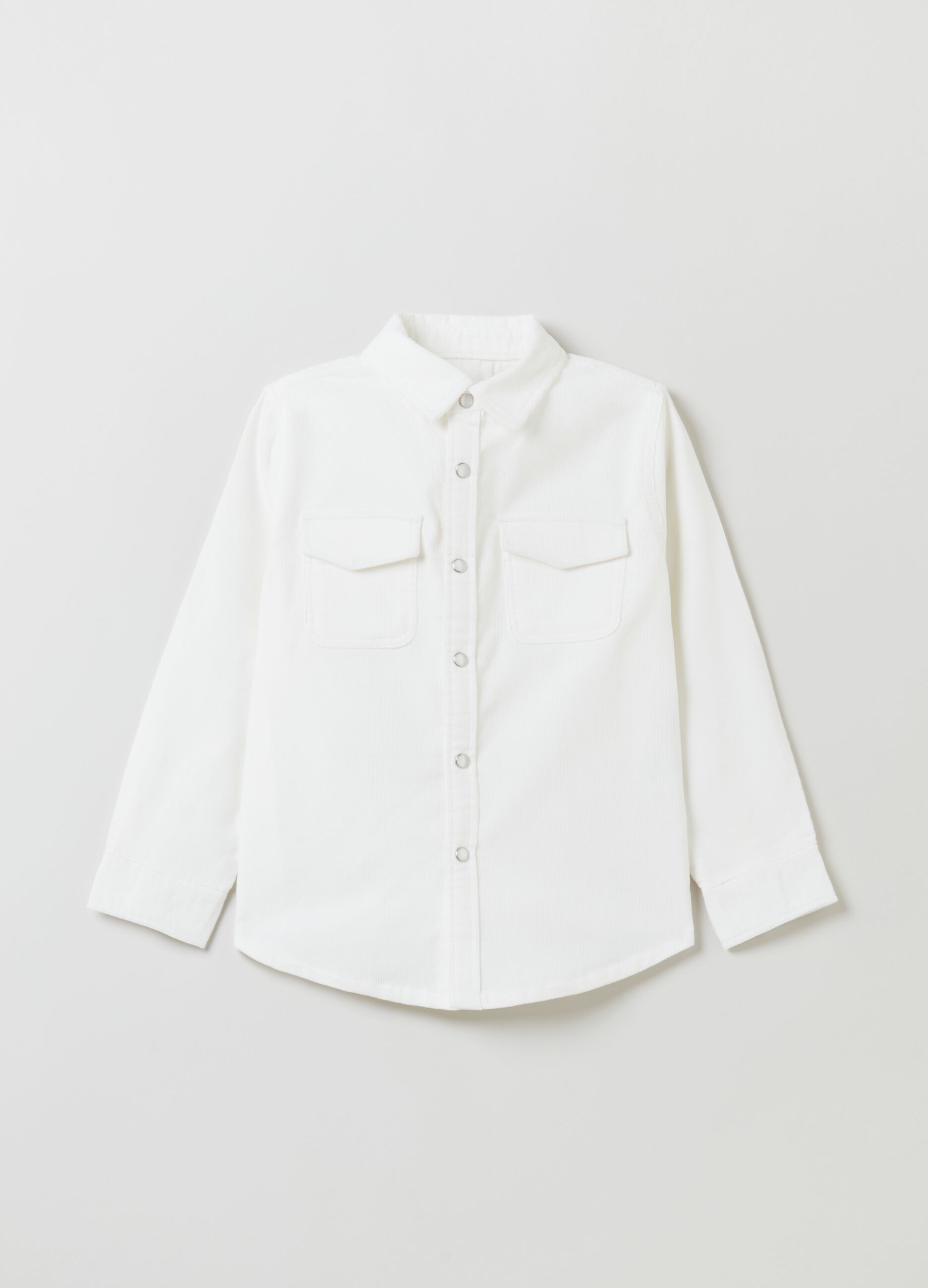 Camicia con bottoni automatici top